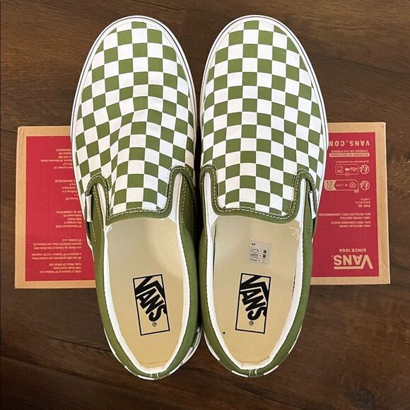 Vans classic Slip-On  color thoery checkboard men size 10.5 - Picture 3 of 5